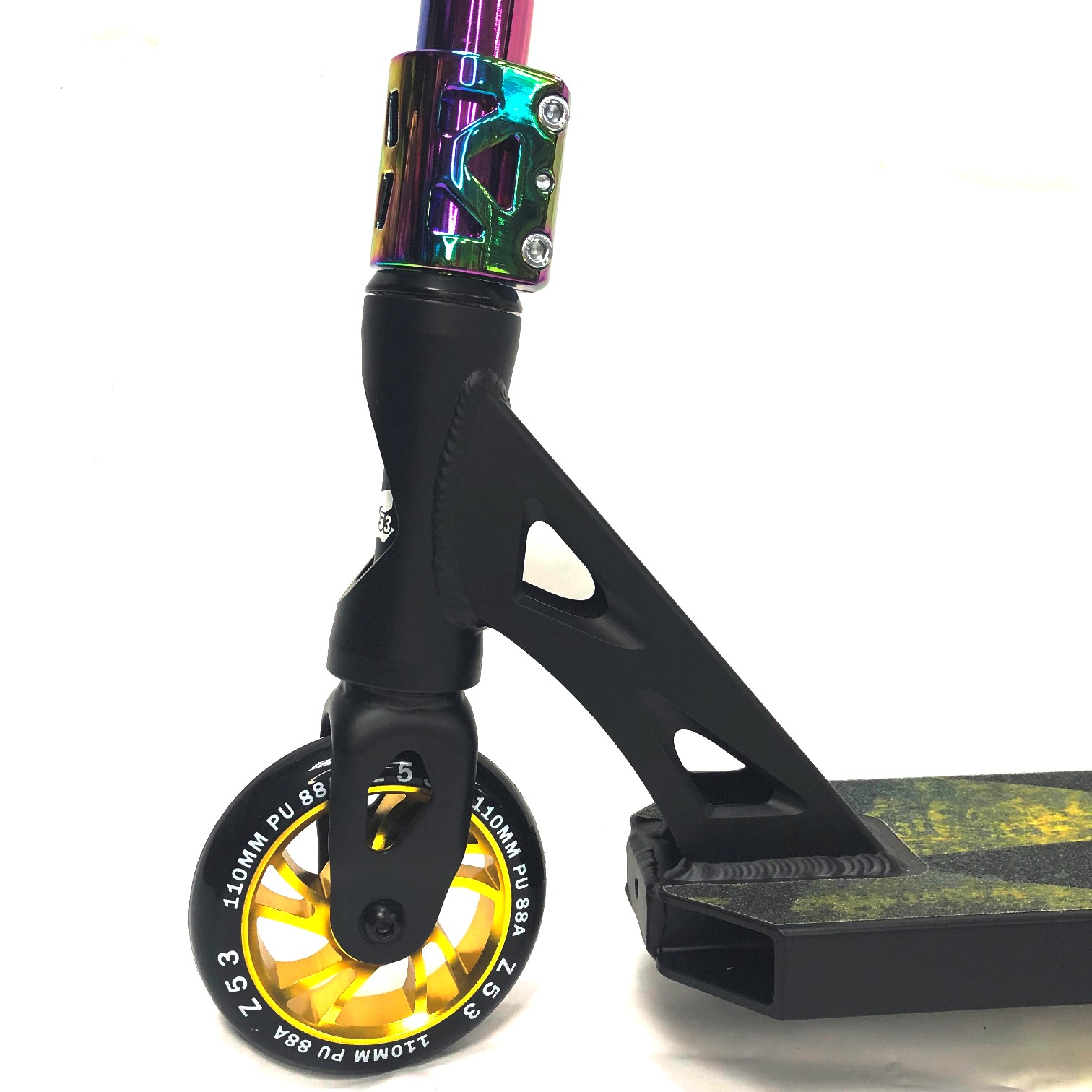 Купить самокат Z53 Predator Kast Gold-neochrome в Минске