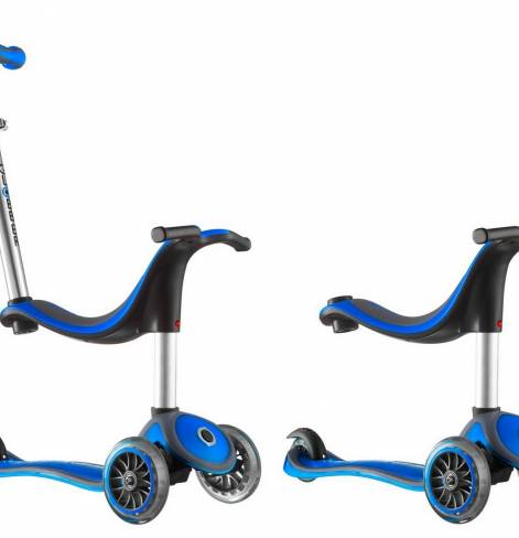 Y-SCOO Globber My free Seat 4 in 1 Titanium 