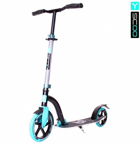 Самокат Y-SCOO SLICKER Family design 230 Crown aqua  
