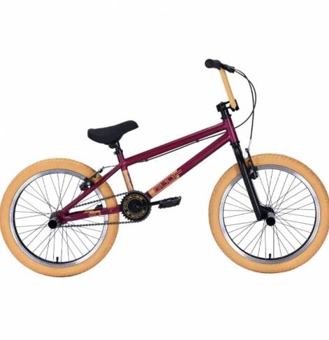 Велосипед BMX TT Goof 2024 бордовый 