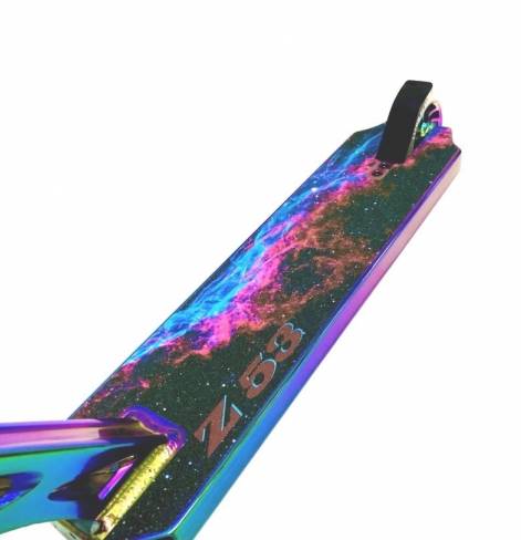 Трюковый самокат Z53 Predator Kast transparent-neo chrome 