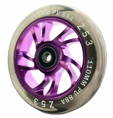 Колесо Z53 110mm Transparent Grey/Purple 