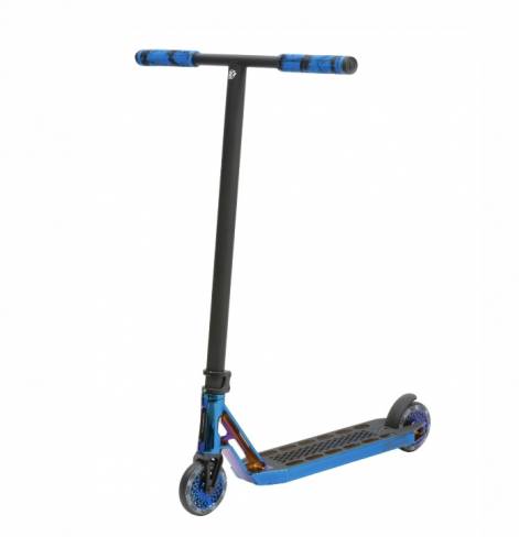 Трюковый самокат Комета Эфир Синий Хром 
