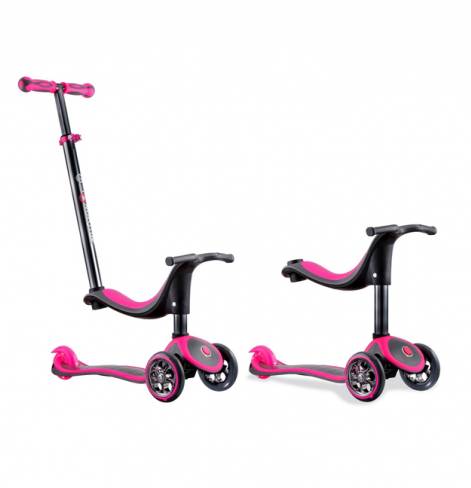 Y-SCOO Globber My free Seat 4 in 1 Titanium 