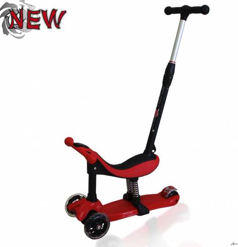 Самокат Explore TRIO с родительской ручкой 