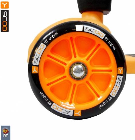 Трехколесный самокат Y-SCOO TRIO 120 NEON orange 
