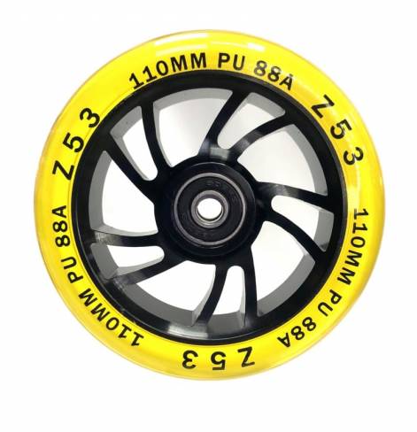 Колесо  Z53 110 мм Transparent Yellow 