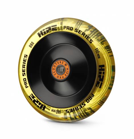 Колесо HIPE H72 110мм черный/золотой 