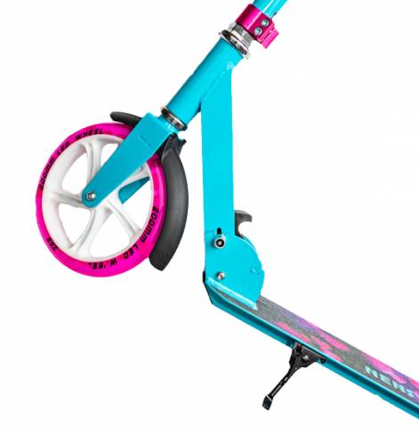 Самокат Z53 Nensy бирюзовый/розовый 