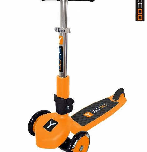 Трехколесный самокат Y-SCOO TRIO 120 NEON orange 