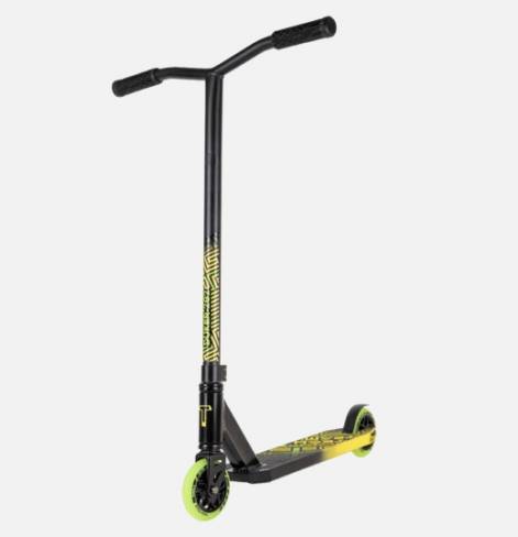  Трюковой самокат ТechТeam DukeR 202  Black-Yellow 