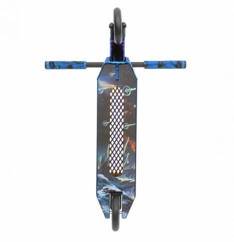 Трюковый самокат Комета Эфир Синий Хром 