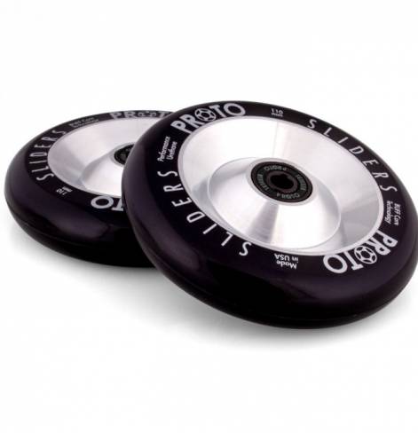 Колеса PROTO Full Core Slider 110 mm Black On Silver 