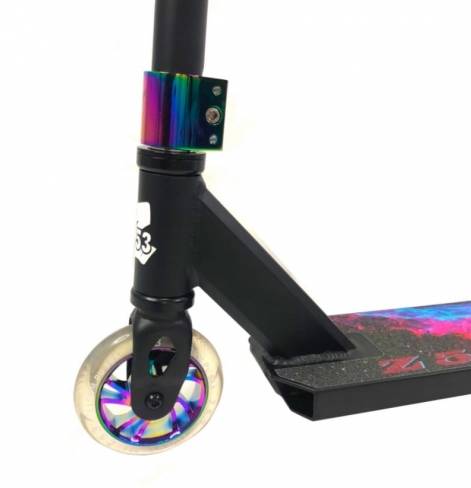 Трюковый самокат Z53 Space с лыжами 