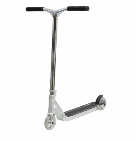 Трюковый самокат Комета Гелиос V2 серебро 