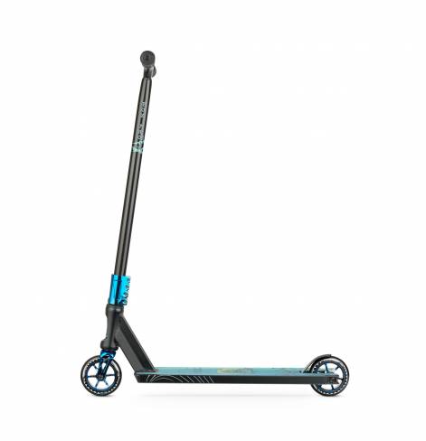 Трюковый самокат Fox V-tech 01 2022 black/neo-blue 