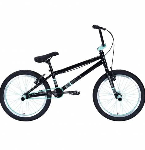 Велосипед BMX TT Fox 2024 черно-бирюзовый 