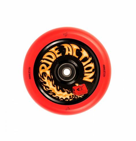 Колесо RIDE ACTION FIRE RED/BLACK 110мм 