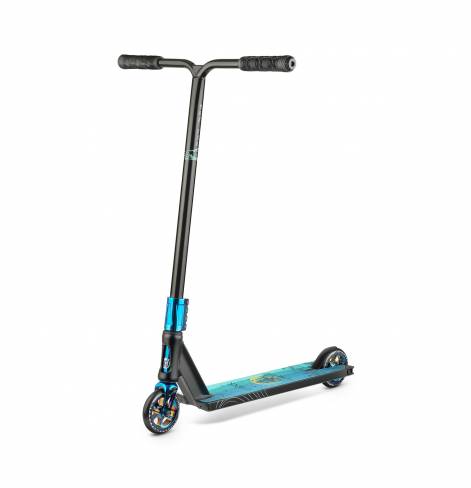 Трюковый самокат Fox V-tech 01 2022 black/neo-blue 