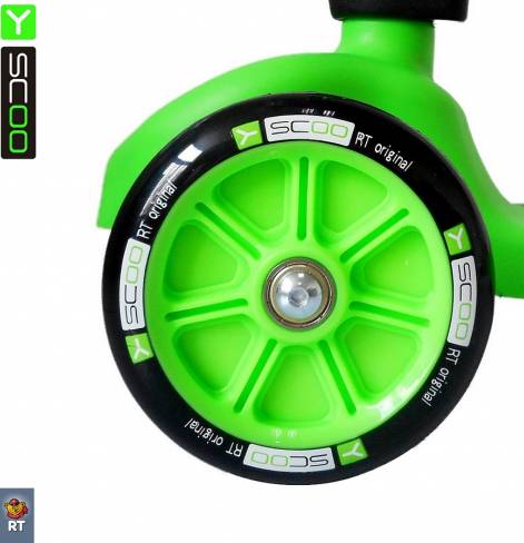 Трехколесный самокат Y-SCOO TRIO 120 NEON green 