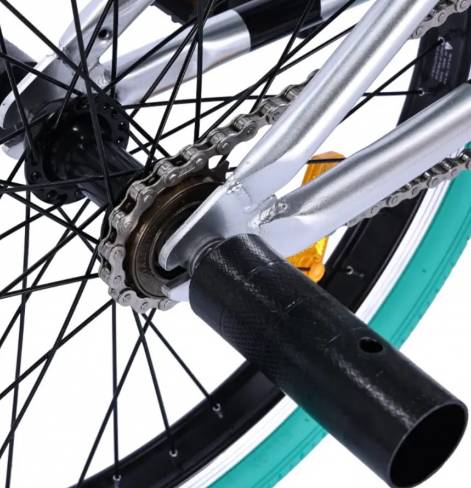 Велосипед BMX TT Goof 2024 серебряный 