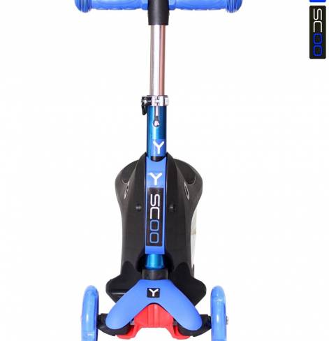 Каталка-самокат 3 в 1 Y-SCOO Mini Jump&Go со светящимися колесами 