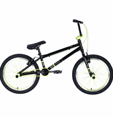 Велосипед BMX TT Fox 2024 черно-зеленый 