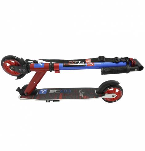 Y-SCOO 125 mini city Montreal red-blue 