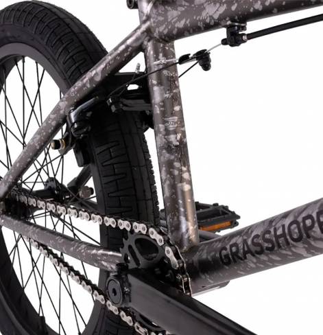 Велосипед BMX TT Grasshopper 2024 черно-оранжевый 