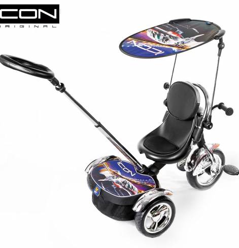Трехколесный велосипед Icon 4 RT original white pearl car 