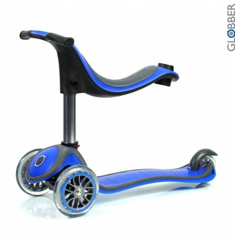 Y-SCOO Globber My free Seat 4 in 1 Titanium 