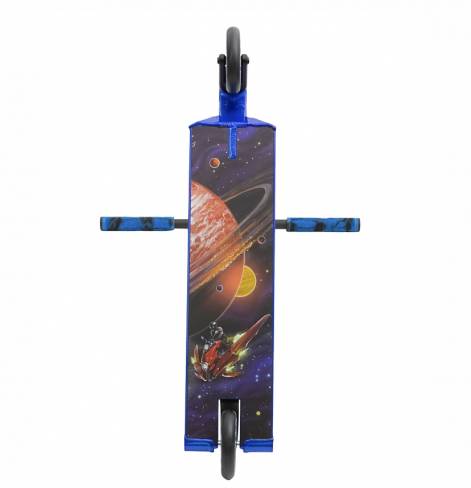 Трюковый самокат Комета Астра черно-синий 