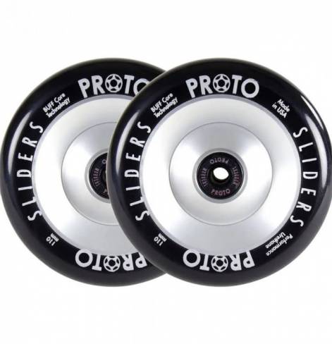 Колеса PROTO Full Core Slider 110 mm Black On Silver 