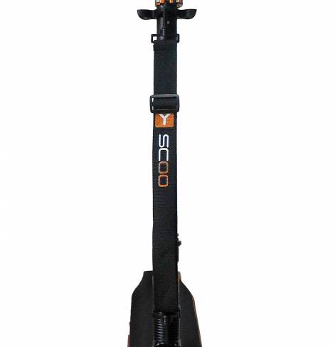 Самокат Y-SCOO SLICKER Deluxe 205 blue с амортизатором  