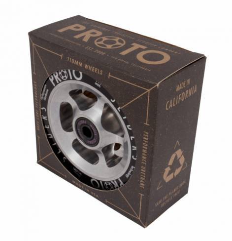 Колеса PROTO Raw Sliders 110mm black on raw 