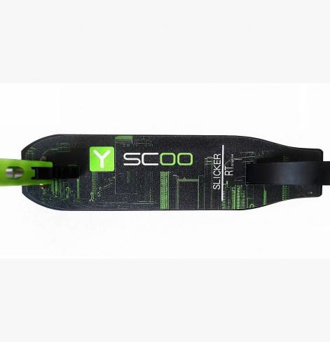 Самокат Y-SCOO SLICKER Deluxe 205 с амортизатором  