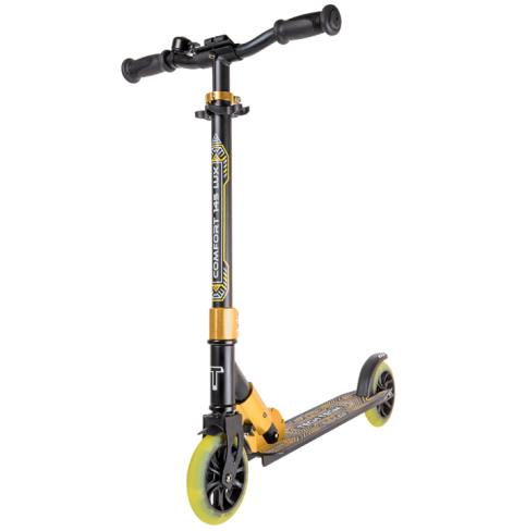Самокат Tech Team Comfort 145R LUX yellow 