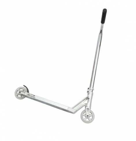 Трюковый самокат Комета Гелиос V2 серебро 