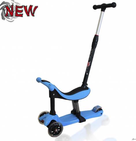 Самокат Explore TRIO с родительской ручкой 