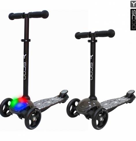Трехколесный самокат Y-SCOO RT TRIO DIAMOND 120 Kaleidoscope black 