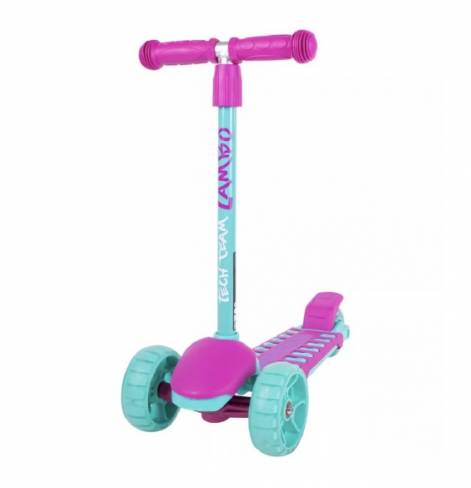 Детский самокат Tech Team Lambo Бирюзово-Розовый 