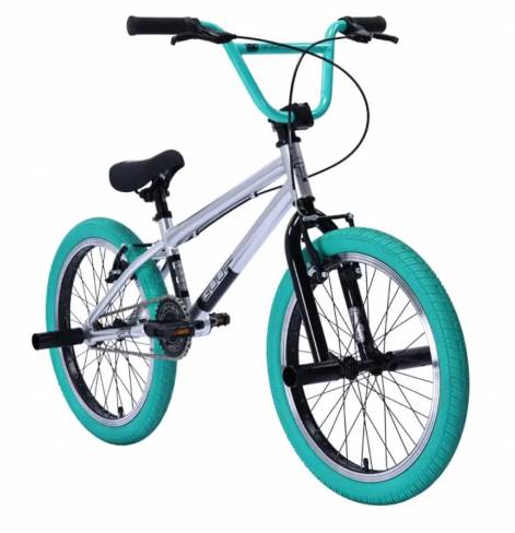 Велосипед BMX TT Goof 2024 серебряный 