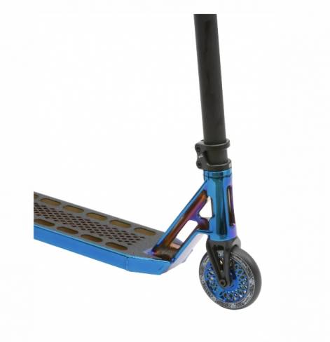 Трюковый самокат Комета Эфир Синий Хром 