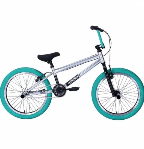 Велосипед BMX TT Goof 2024 серебряный 