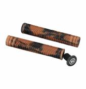 Грипсы HIPE H05 Duo черный/коричневый, 170 мм с барендами в комплекте