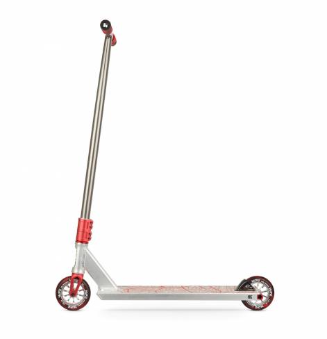 Трюковый самокат HIPE H6 raw/red 2021 