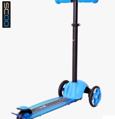 Трехколесный самокат Y-SCOO RT TRIO DIAMOND 120 blue 