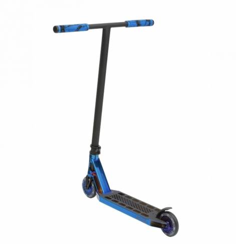 Трюковый самокат Комета Эфир Синий Хром 