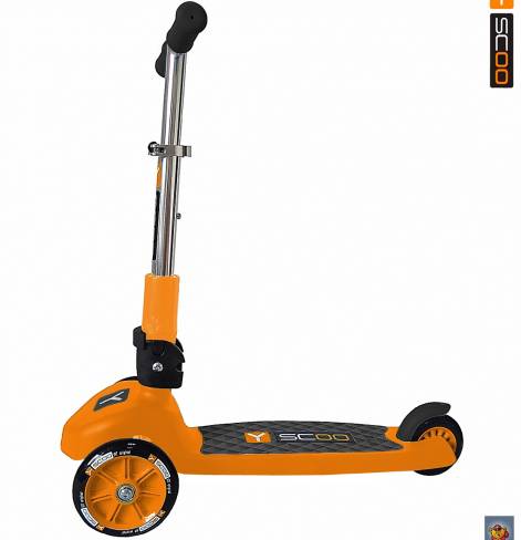 Трехколесный самокат Y-SCOO TRIO 120 NEON orange 