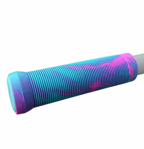 Самокат двухколесный Z53 Silena бирюзовый с лыжами 